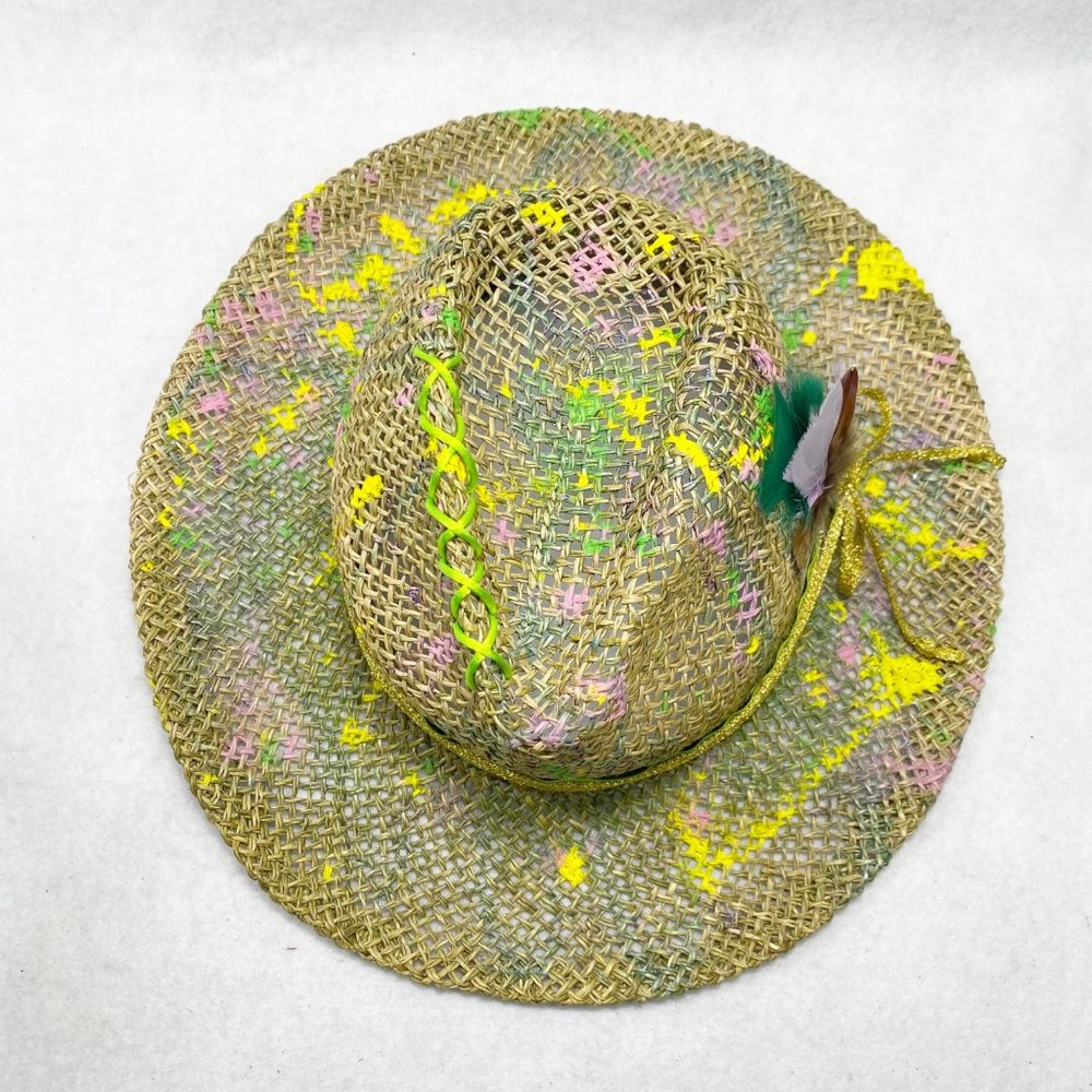 Paint Splatter Straw Rancher OS - Picture 4 of 11